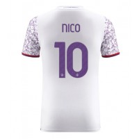 Dres Fiorentina Nicolas Gonzalez #10 Gostujuci 2023-24 Kratak Rukav